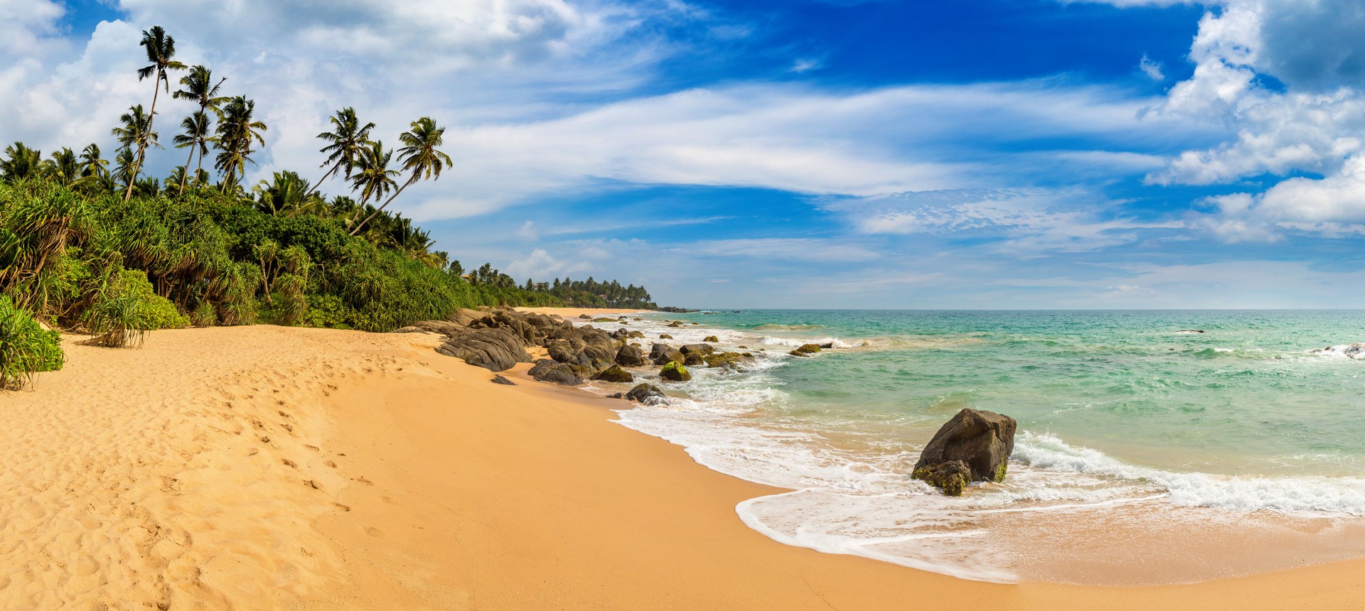 Ambalangoda Beach  in Sri Lanka